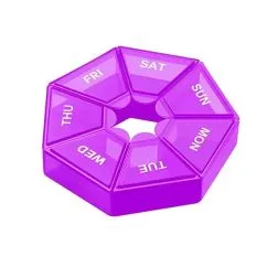 Таблетница Semi 7Days Mini Pill Box Purple (CN14420)