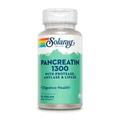 Натуральная добавка Solaray Pancreatin 1300 мг 90 капсул (0076280048186)
