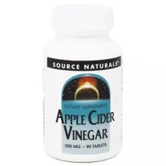 Натуральна добавка Source Naturals Apple Cider Vinegar 500 mg 90 таблеток (0021078013556)