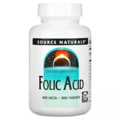 Витамины и минералы Source Naturals Folic Acid 800 мкг 200 таблеток (0021078013273)