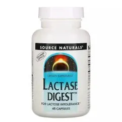 Натуральная добавка Source Naturals Lactase Digest 45 капсул (0021078023661)