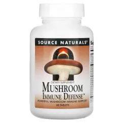 Натуральна добавка Source Naturals Mushroom Immune Defense 60 таблеток (0021078016090)