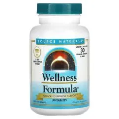 Натуральна добавка Source Naturals Wellness Formula Herbal Defense Complex 90 таблеток (021078000228)