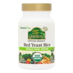 Натуральна добавка Natures Plus Source of Life Garden Red Yeast Rice 60 вегакапсул (CN14308)