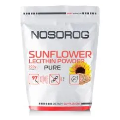 Натуральна добавка Nosorog Sunflower Lecithin Powder 200 грам (2000000004280)