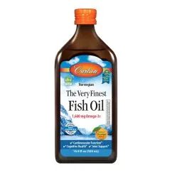 Жирные кислоты Carlson Labs The Very Finest Fish Oil 500 мл Лимон (0088395015458)