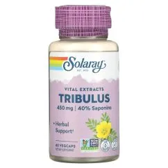 Натуральная добавка Solaray Tribulus Extract 450 mg 60 вегакапсул (076280037975)