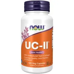 Препарат для суглобів та зв'язок Now Foods UC-II 40 mg 120 вегакапсул (0305251218762)