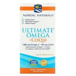 Жирні кислоти Nordic Naturals Ultimate Omega + CoQ10 120 капсул (CN10322)