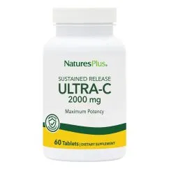 Витамины и минералы Natures Plus Ultra-C 2000 Sustained Release 60 таблеток (097467022201)