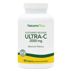 Витамины и минералы Natures Plus Ultra-C 2000 Sustained Release 90 таблеток (097467022218)