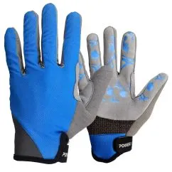 Велоперчатки PowerPlay 6566 Blue L (CN11108-2)
