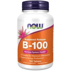 Вітаміни та мінерали Now Foods Vitamin B-100 100 таблеток (CN9581)