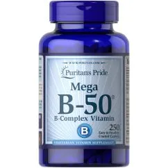 Вітаміни та мінерали Puritan's Pride Vitamin B-50 Complex 250 каплет (0074312105852)