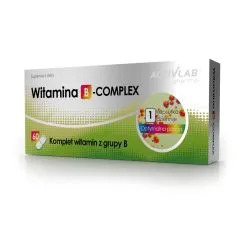 Витамины и минералы Activlab Vitamin B-Complex 60 капсул (5903260902617)