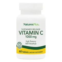 Вітаміни та мінерали Natures Plus Vitamin C 1000 мг Sustained Release 60 таблеток (0097467023000)
