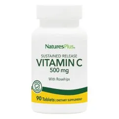Вітаміни та мінерали Natures Plus Vitamin C 500 мг 90 таблеток (0097467023338)