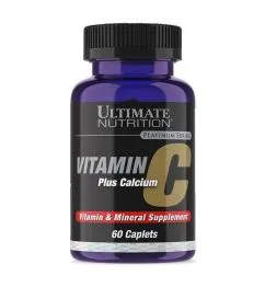 Вітаміни та мінерали Ultimate Vitamin C Plus Calcium 60 каплет (CN14318)