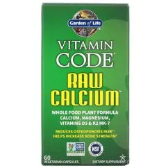 Витамины и минералы Garden of Life Vitamin Code Raw Calcium 60 вегакапсул (658010113915)