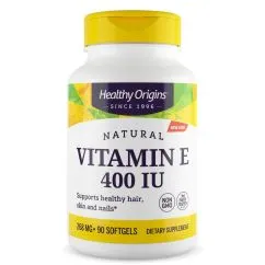 Вітаміни та мінерали Healthy Origins Vitamin E 400 IU 90 капсул (0603573151447)