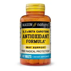 Витамины и минералы Mason Natural E C & Beta Carotine Antioxidant Formula 60 таблеток (0311845117656)