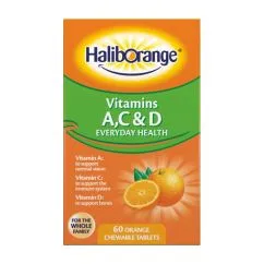 Витамины и минералы Haliborange Vitamins AC & D 60 жевательных таблеток (CN14227-1)