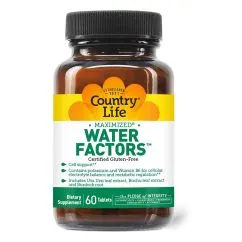 Натуральна добавка Country Life Water Factors 60 таблеток (015794049869)