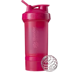 Шейкер Blender Bottle BlenderBottle ProStak с шариком розовый 650 мл (847280068319)