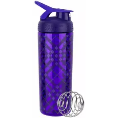 Шейкер Blender Bottle SportMixer Sing Sleek 820 мл purple tratan plaid