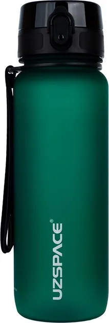Пляшка для води UZspace U-type 6022 1500 мл (темно-зелена) (6955482373705)