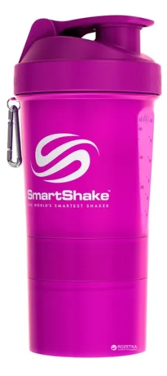 Шейкер Smart Shaker Original 600 мл неон фиолетовый (7350057182062)
