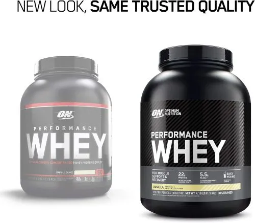 Протеин Optimum Nutrition Performance Whey, 1.9 кг Ваниль (29092006) - фото №5