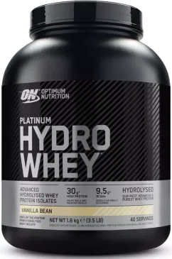 Протеин Optimum Nutrition Platinum Hydrowhey 1.59 кг Velocity Vanilla (748927026399)