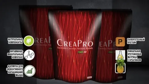 Протеїн Power Pro Crea Pro 1 кг Ананас (4820113922862) - фото №4