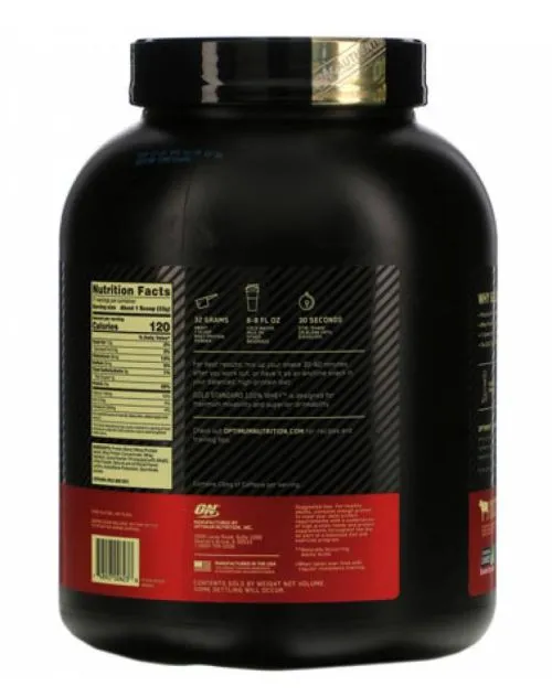 Протеїн Optimum Nutrition Whey Gold Standard 2270 г Білий шоколад з малиною (5060469984667) - фото №4