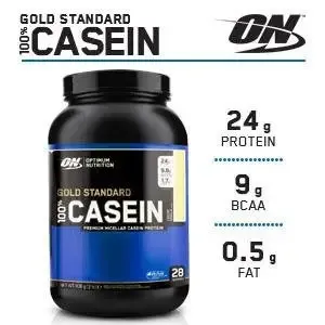 Протеїн Optimum Nutrition 100% Casein Protein 909 г Vanilla (748927024197) - фото №5