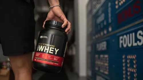 Сывороточный протеин Optimum Nutrition Whey Gold 2347 г со вкусом клубники и крема (748927062045) - фото №3