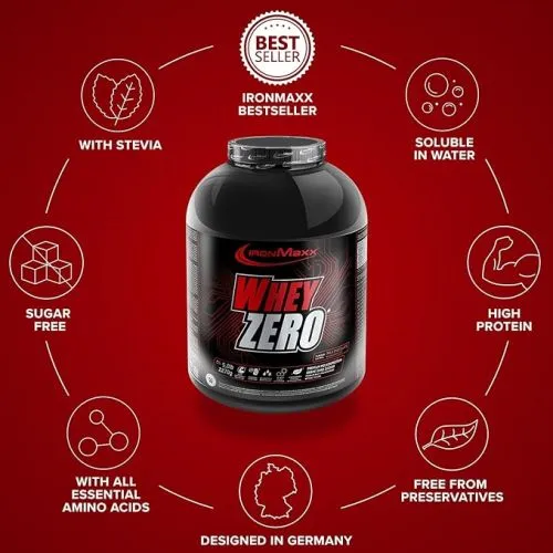 Протеин IronMaxx Whey Zero 2270 г Лесной орех (4260426838632) - фото №4