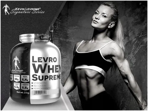 Протеїн Kevin Levrone Levro Whey Supreme 2000 г Полуниця-банан (5903719210263) - фото №4