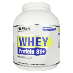Протеїн FitMax Whey Protein 81+ 2250 г Полуниця (5908264416559)