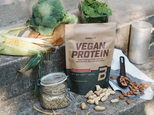 Протеин Biotech Vegan Protein 500 г Без вкуса - фото №4
