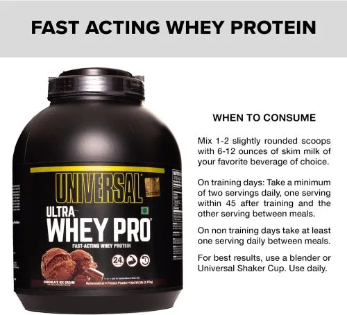 Протеин Universal Nutrition Ultra Whey Pro 2.3 кг Strawberry Ice Cream (039442015440) - фото №6