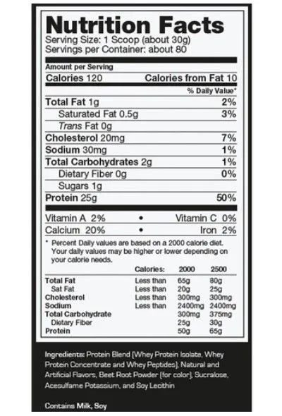 Протеин Ultimate Nutrition Prostar Whey Protein 2.39 кг Cookies Cream (099071001290) - фото №2