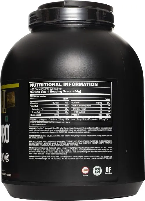 Протеин Universal Nutrition Ultra Whey Pro 2.3 кг Двойной шоколад (1965f138) - фото №4