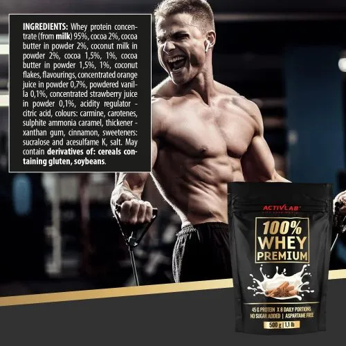 Протеин ActivLab 100% Whey Premium 2000 г Ваниль (5907368843803) - фото №6