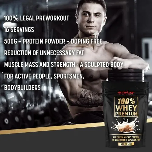 Протеїн ActivLab 100% Whey Premium 2000 г Ваніль (5907368843803) - фото №4