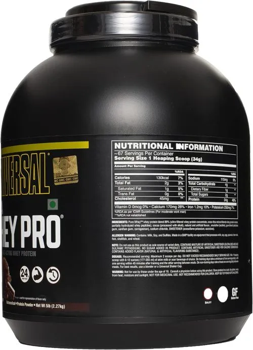 Протеїн Universal Nutrition Ultra Whey Pro 2.3 кг Mocha Cappuccino (039442016355) - фото №3