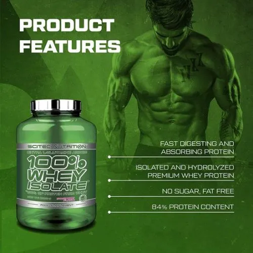 Протеїн Scitec Nutrition 100% Whey Isolate 2000 г Berry-Vanilla (5999100023062) - фото №3