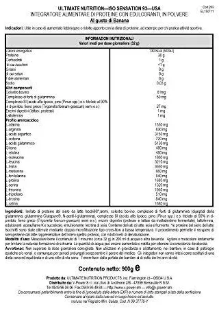 Протеїн Ultimate Nutrition Iso Sensation 2.27 кг Cafe Brasil (099071002884) - фото №3