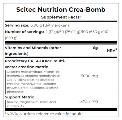 Креатин Scitec Nutrition Crea-bomb 660 г маракуя (5999100016569) - фото №3